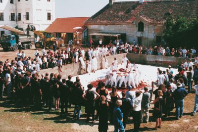 100. aktion6-tagespiel in prinzendorf 1998; Foto: Archiv Cibulka-Frey