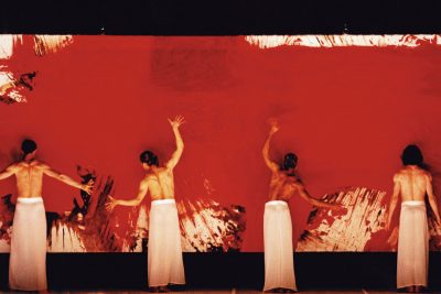 Szenenbilder "Mythos" Abbildungen von der Erstaufführung an der Wiener Staatsoper, 1999, Fotos: Michael Pöhm