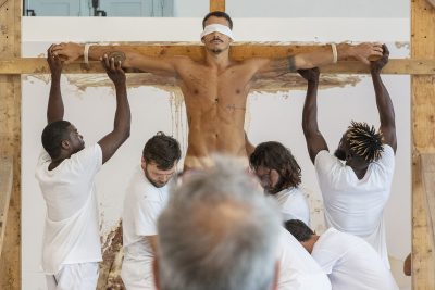 158. aktion, Foto: Amedeo Benestante ©Museo Hermann Nitsch | Fondazione Morra