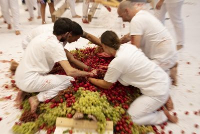 158. aktion, Foto: Amedeo Benestante ©Museo Hermann Nitsch | Fondazione Morra